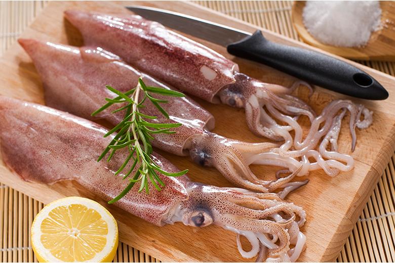 Tintenfische, Sepie, Calamari