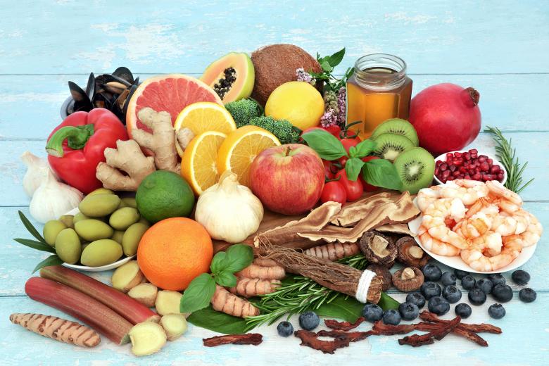 Vitamine zu sich nehmen