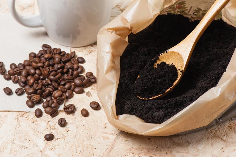 Zero Waste bei Kaffeesatz