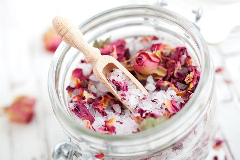 Badesalz selbst herstellen