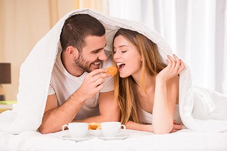Menüs für zwei: erotische Küche