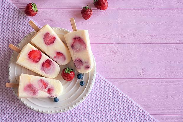 Eis-Zeit im Sommer