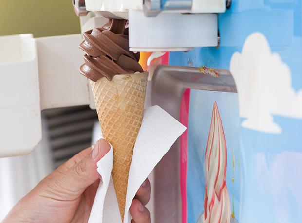 Eis-Zeit im Sommer