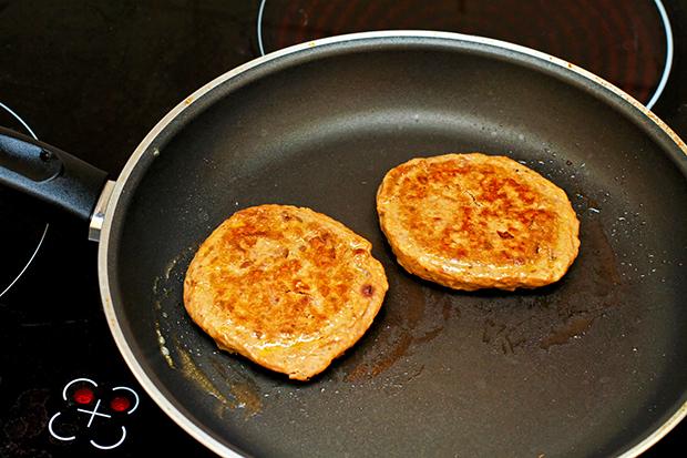 Vegetarische Burger zubereiten