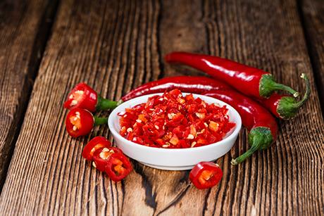 Chili-scharf gesund und gut