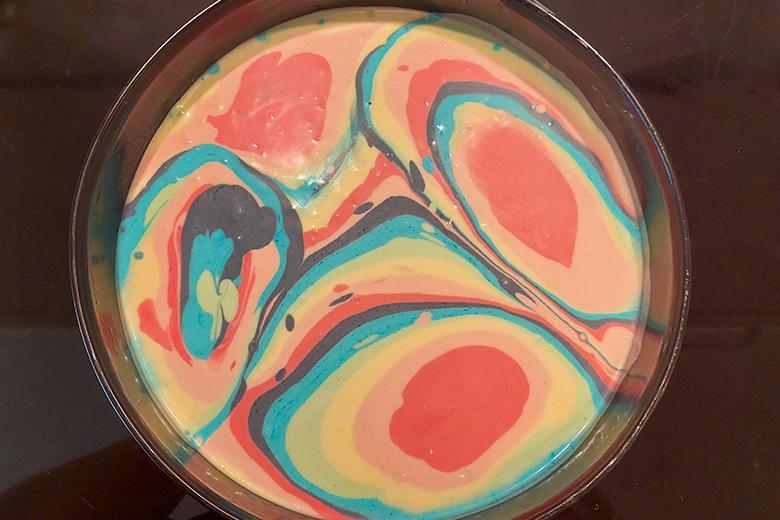 No bake Regenbogen-Cheesecake Grundrezept