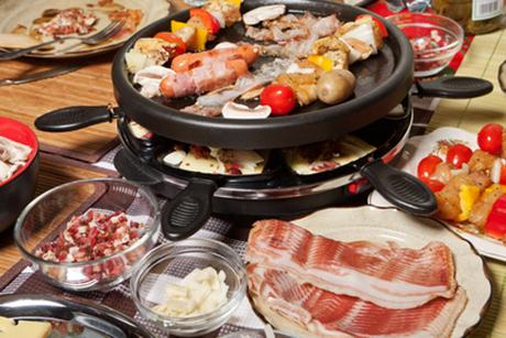 Menu mit Raclette