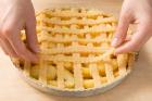 Apfelkuchen mit Gitter