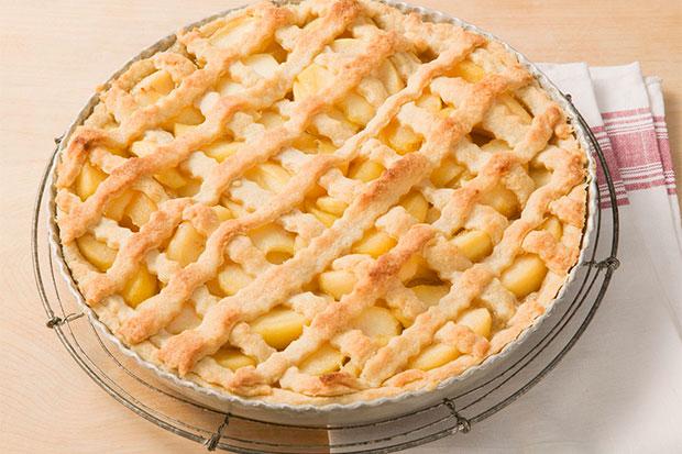 Apfelkuchen Servieren