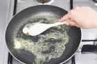 Die Pfanne zum Ausbacken