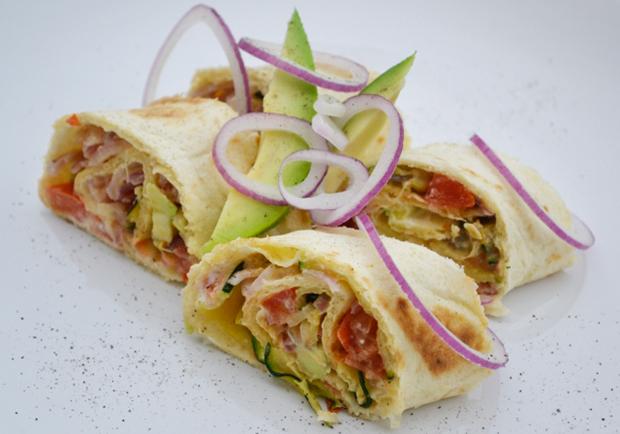Gemüsefajitas mit Avocado