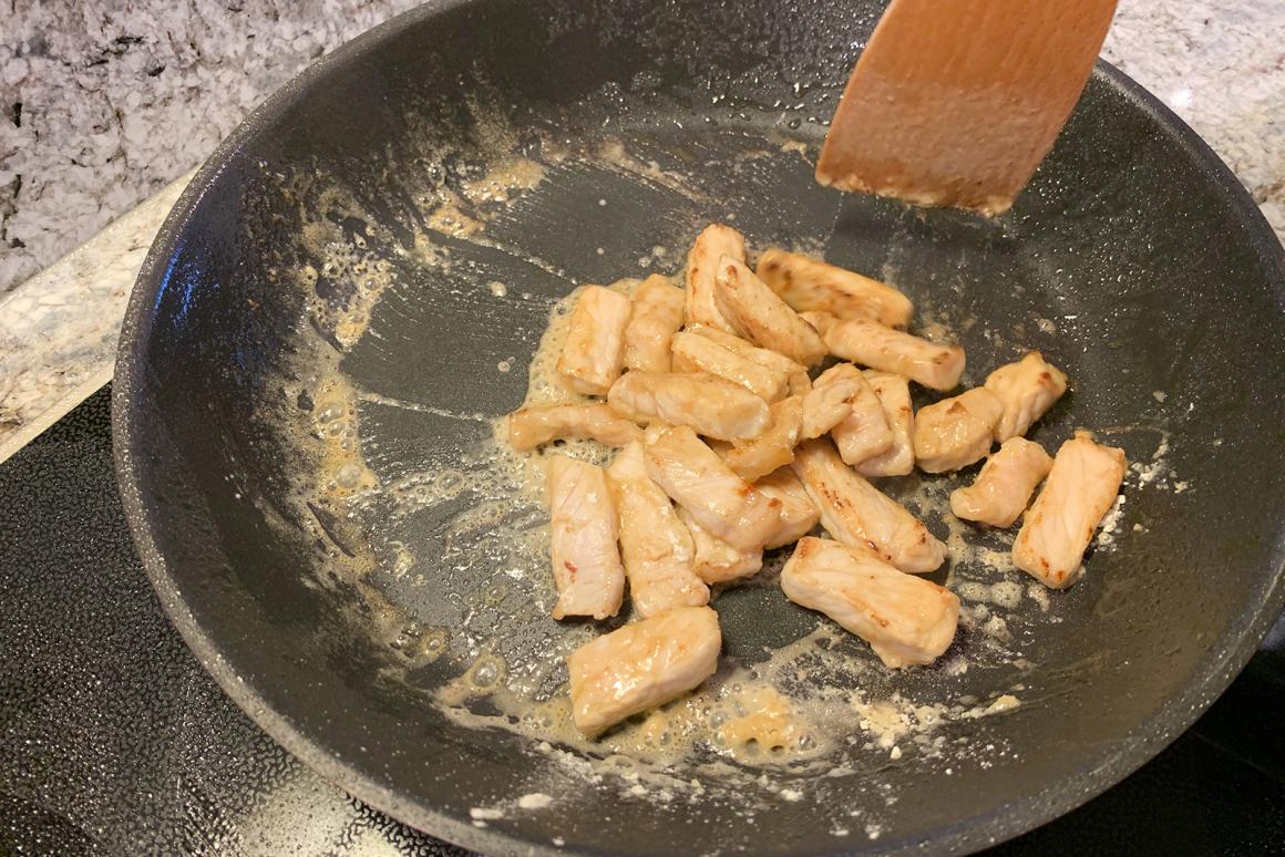 Fleisch knusprig braten