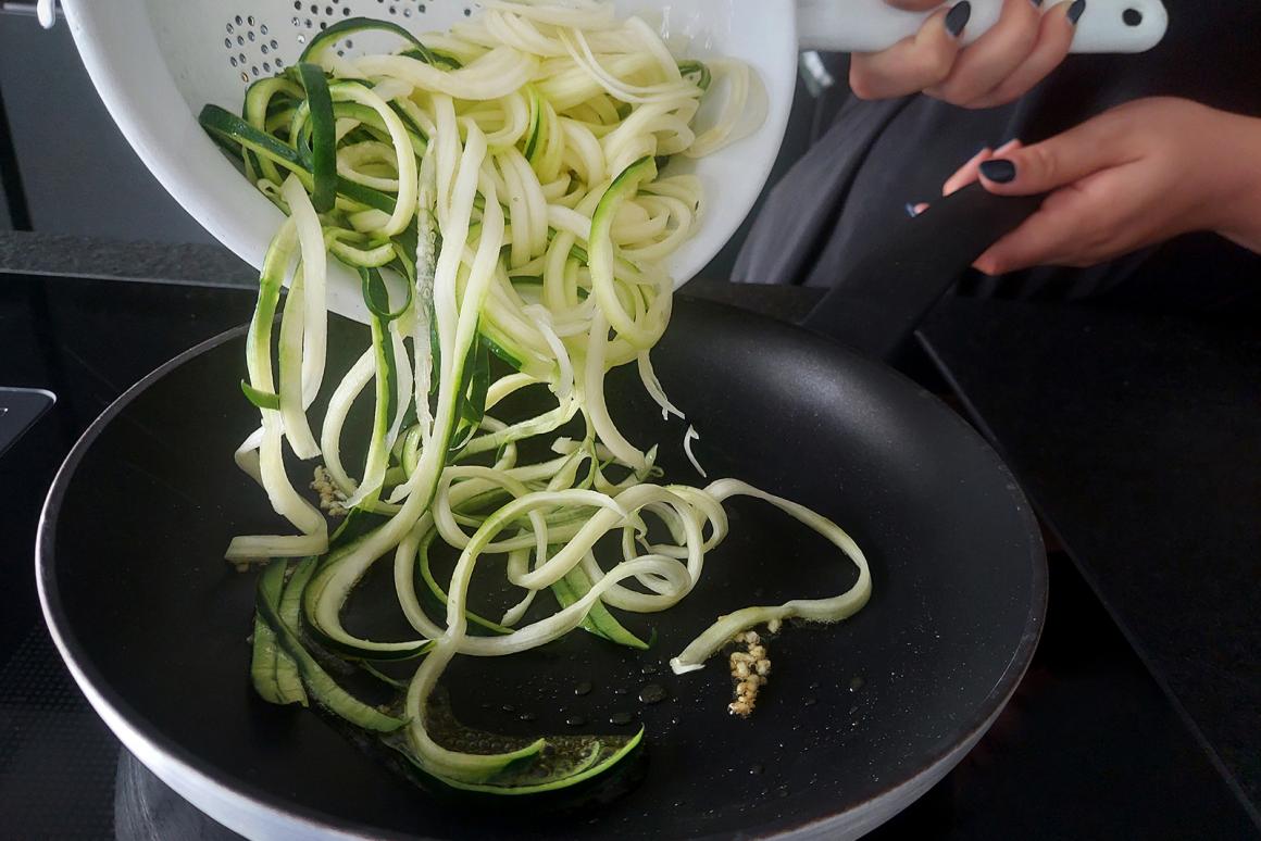 Zoodles anbraten