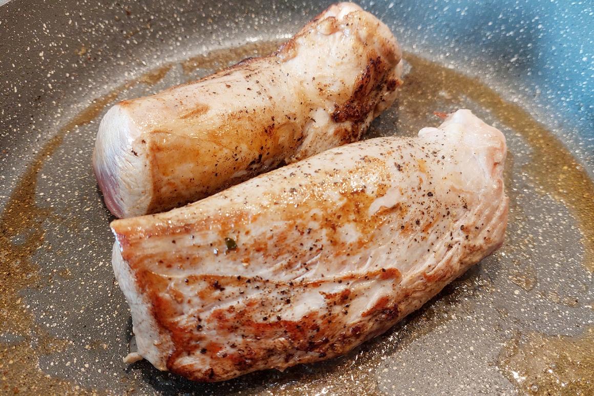 Fleisch braten