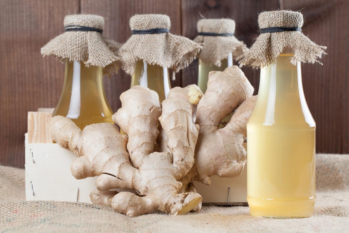 Ingwersirup mit Honig