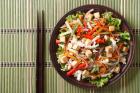 Dinkelsalat mit Tofu