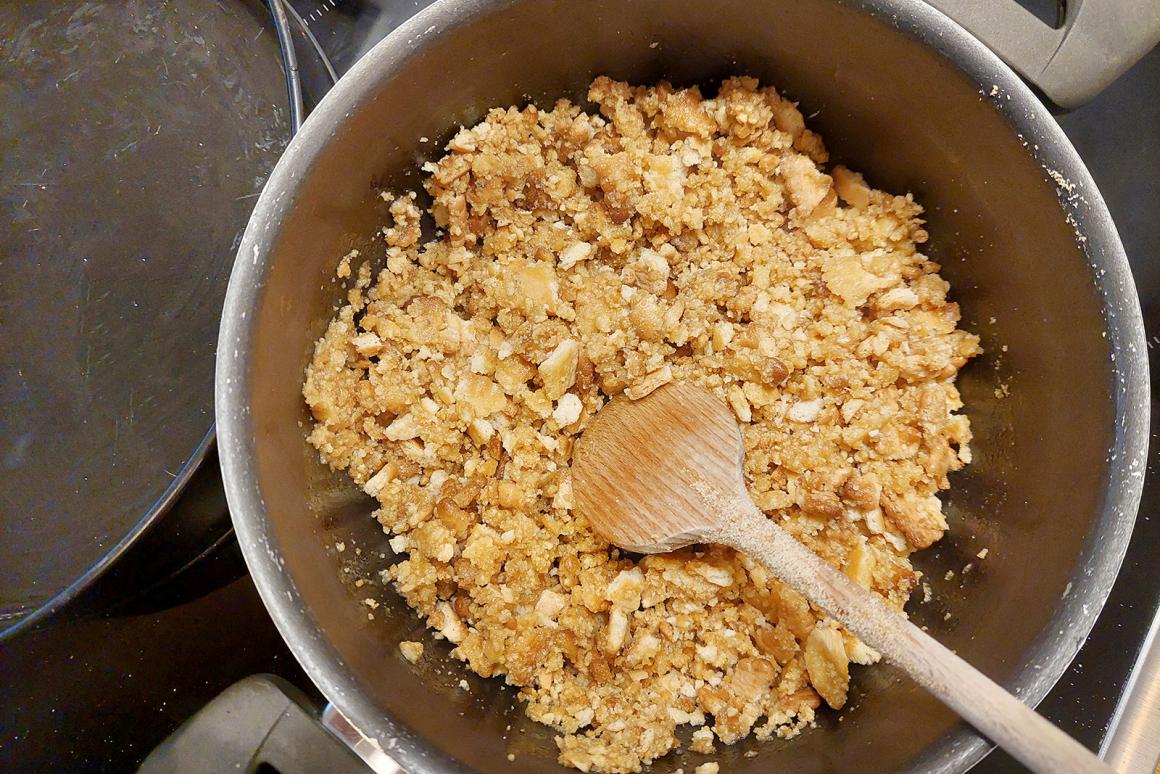 Kuchenboden anrühren