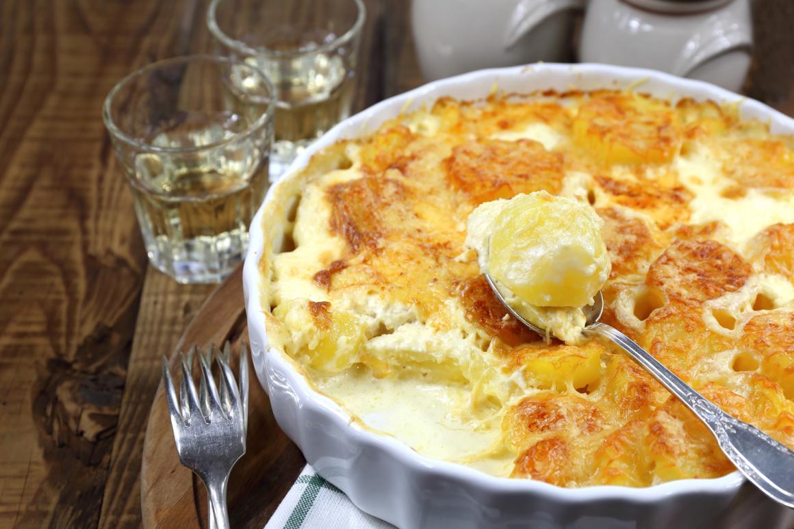 Kartoffel-Birnen-Gratin