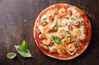 Meeresfrüchte Pizza