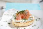 Kartoffelblini mit Räucherlachs