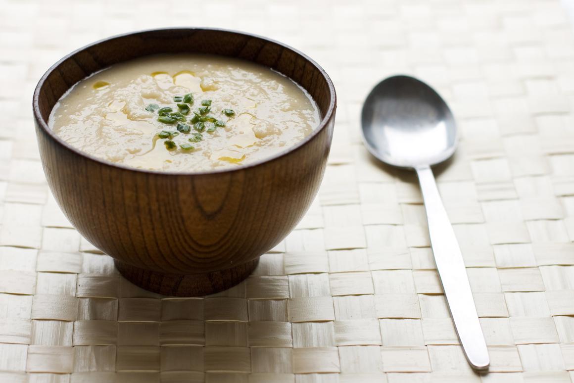 Cremige Kartoffelsuppe mit Rüebli