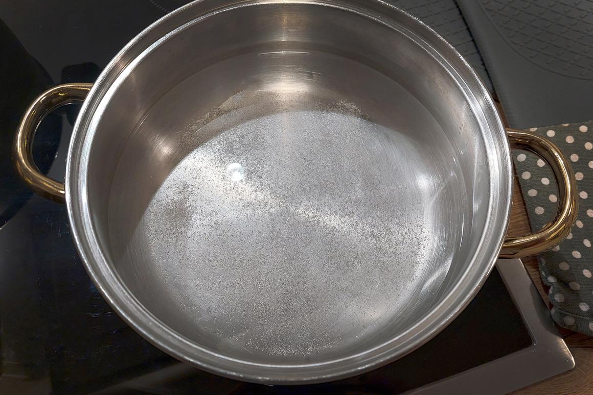 Salzwasser aufkochen