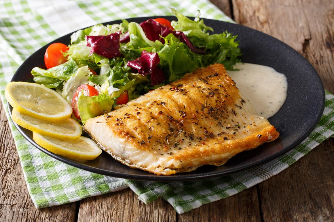 Gegrilltes Saiblingsfilet