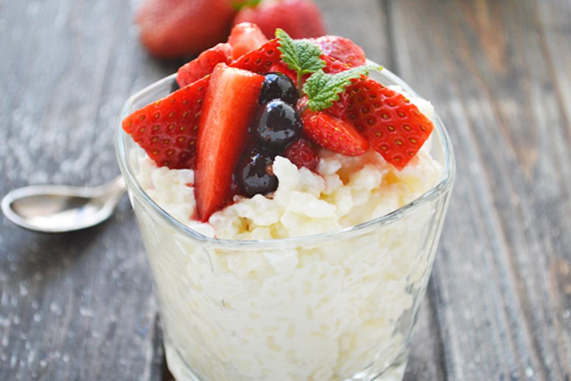Joghurtreis mit Beeren