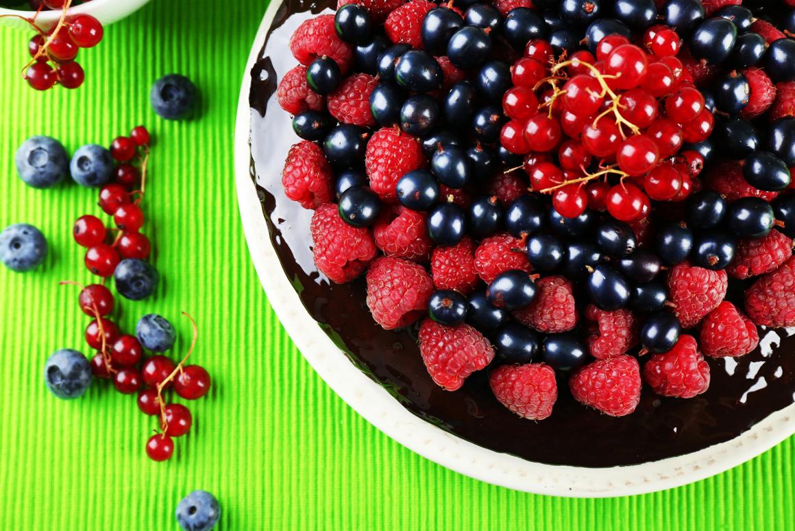 Schwarze Johannisbeertorte