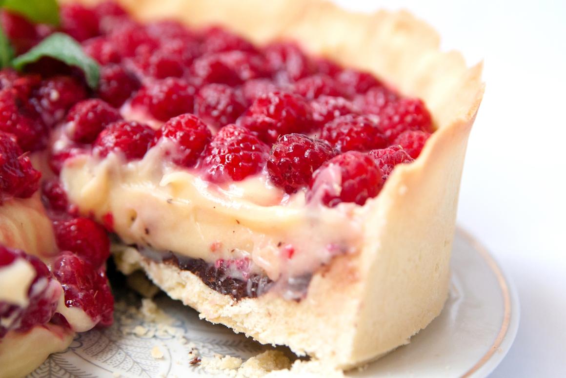 Himbeer-Quarktorte