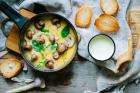 Kräuterfondue