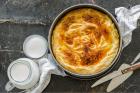 Gedeckter Apfelkuchen