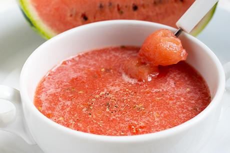 Tomaten-Melonen-Suppe