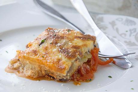 Moussaka mit Auberginen
