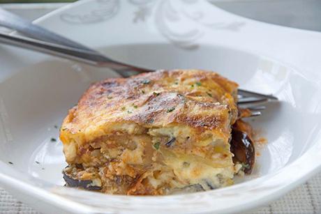 Moussaka mit Feta