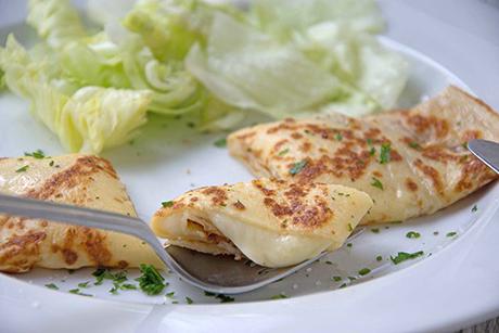 Crepe mit Käse