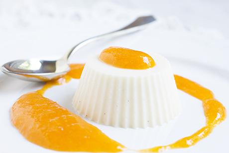 Panna Cotta mit Halbrahm