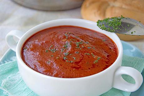 Vegane Paprikasuppe