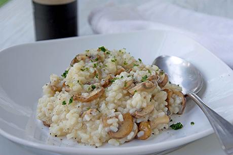 Veganes Pilzrisotto