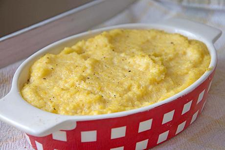 Polenta ohne Parmesan