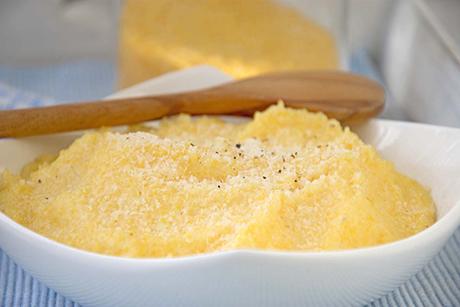 Polenta ohne Milch