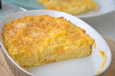 Polenta Auflauf mit Käse