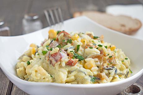 Reissalat mit Curry