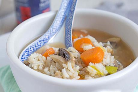 Chinesische Reissuppe