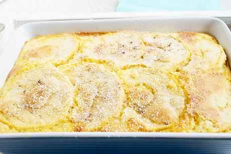 Reisauflauf mit Apfel