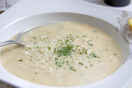 Zitronen-Reis-Suppe