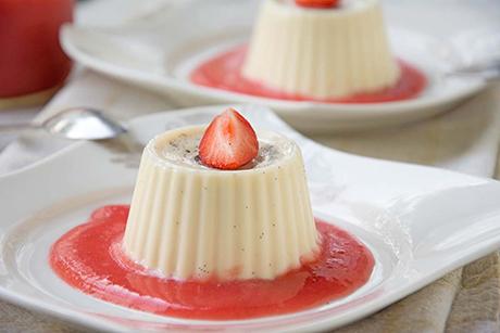 Veganes Panna Cotta