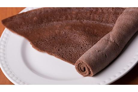 Crepe aus Teffmehl