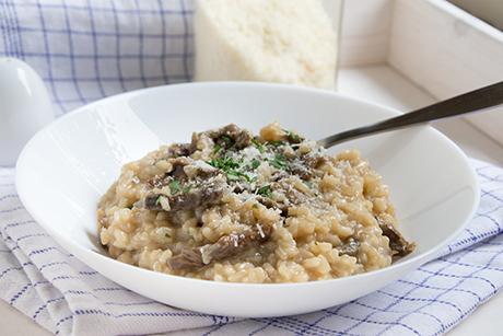Risotto mit Steinpilzen