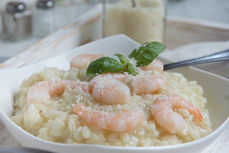 Risotto mit Crevetten